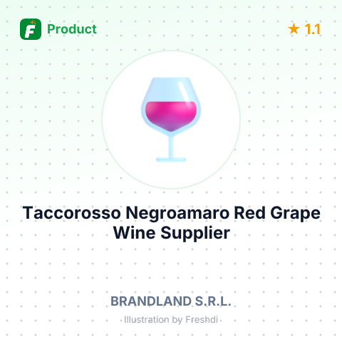 Taccorosso Negroamaro Red Grape Wine – summary card, no photo uploaded yet