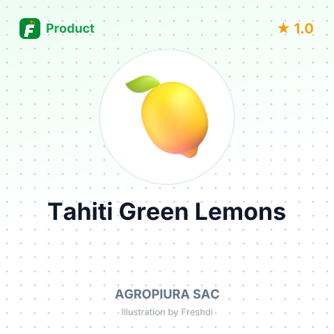 Tahiti Green Lemons – summary card, no photo uploaded yet