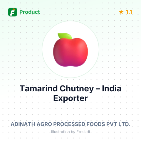 Tamarind Chutney – product summary card, no photo uploaded yet