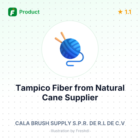 Tampico Fiber from Natural Cane – summary card, no photo uploaded yet