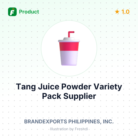 Tang Juice Powder Variety Pack – summary card, no photo uploaded yet