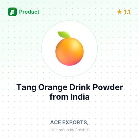 Tang Orange Drink Powder – summary card, no photo uploaded yet