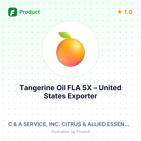 Tangerine Oil FLA 5X – summary card, no photo uploaded yet