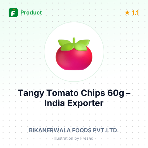 Tangy Tomato Chips 60g – summary card, no photo uploaded yet