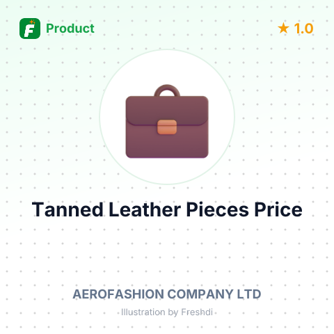 Tanned Cowhide Leather Pieces – summary card, no photo uploaded yet