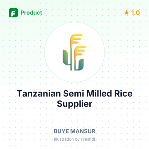Tanzanian Semi Milled Rice – summary card, no photo uploaded yet
