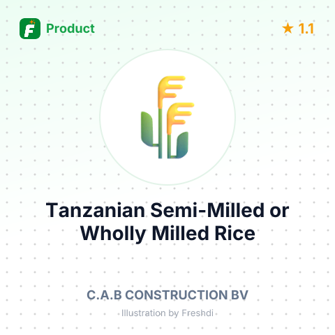 Tanzanian Semi-Milled or Wholly Milled Rice – summary card, no photo uploaded yet