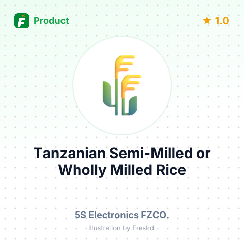 Tanzanian Semi-Milled or Wholly Milled Rice – summary card, no photo uploaded yet