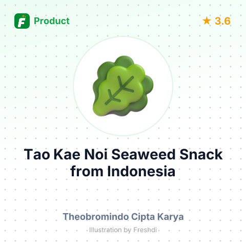 Tao Kae Noi Seaweed Snack – summary card, no photo uploaded yet