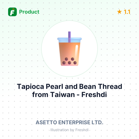 Tapioca Pearl and Bean Thread – summary card, no photo uploaded yet