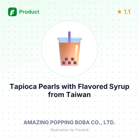 Tapioca Pearls with Flavored Syrup – summary card, no photo uploaded yet