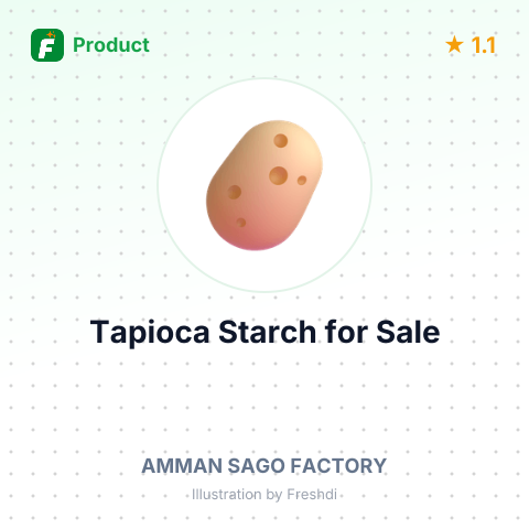 Tapioca Sago Starch – summary card, no photo uploaded yet