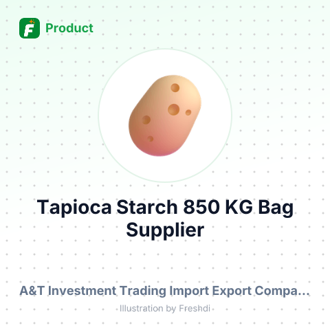 Tapioca Starch 850 KG Bag – summary card, no photo uploaded yet