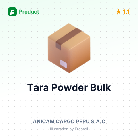Tara Powder (Goma de Tara) – summary card, no photo uploaded yet