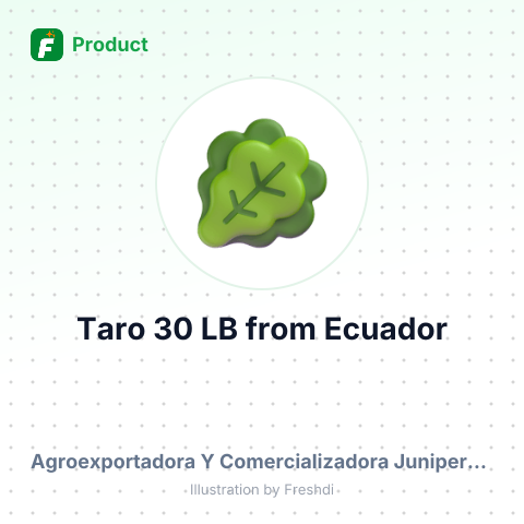 Taro 30 LB – summary card, no photo uploaded yet