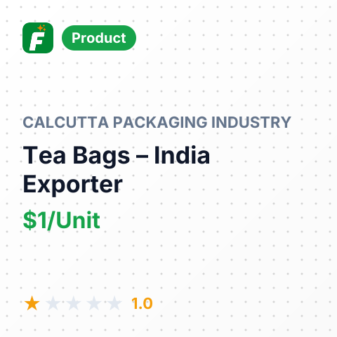 Tea Bags – summary card, no photo uploaded yet