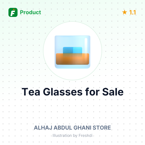 Tea Glasses – summary card, no photo uploaded yet