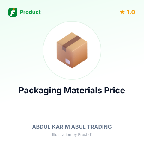 Tea Packaging Materials – summary card, no photo uploaded yet