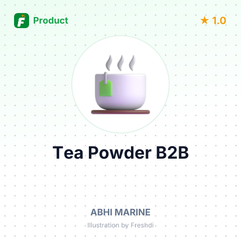 Tea Powder Leaf – summary card, no photo uploaded yet