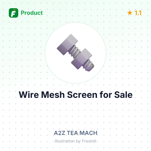 Tea Processing Machinery Spare - Wire Mesh Screen – summary card, no photo uploaded yet