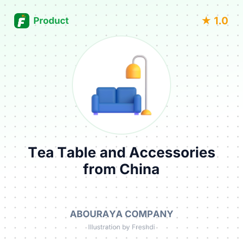 Tea Table and Accessories – summary card, no photo uploaded yet