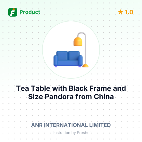 Tea Table with Black Frame and Size Pandora – summary card, no photo uploaded yet