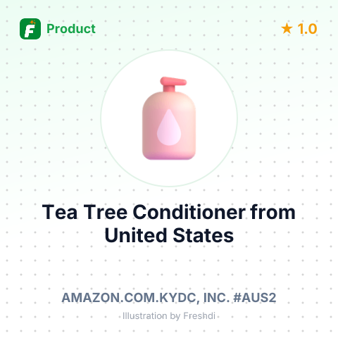Tea Tree Conditioner – summary card, no photo uploaded yet