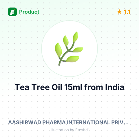 Tea Tree Oil 15ml – summary card, no photo uploaded yet