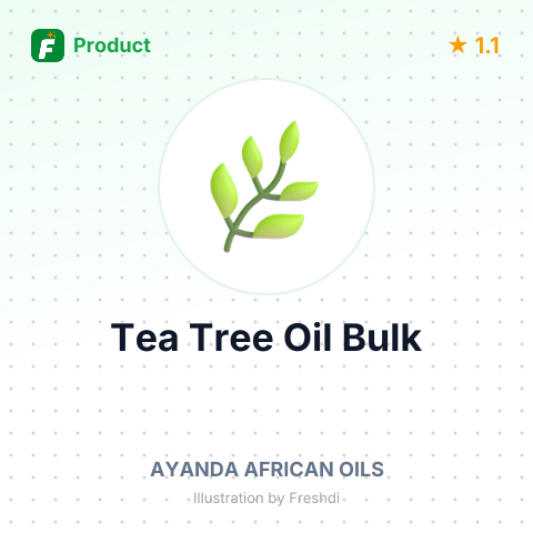 Tea Tree Oil and Eucalyptus Oil Blend – summary card, no photo uploaded yet