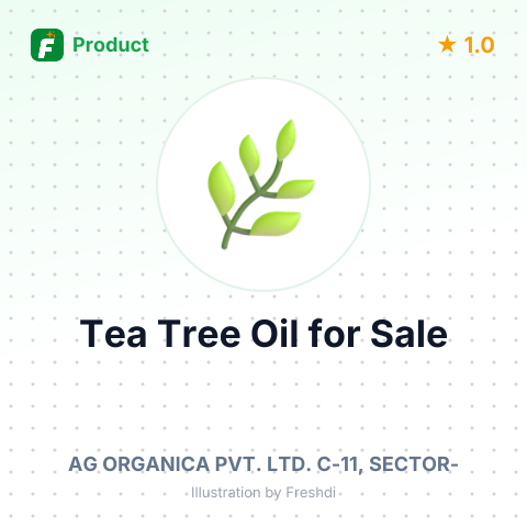 Tea Tree Oil – summary card, no photo uploaded yet