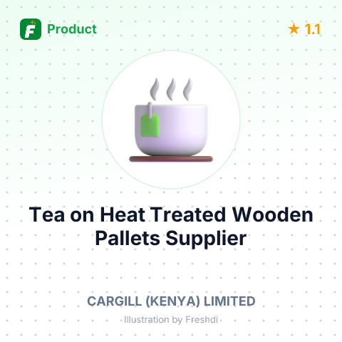 Tea on Heat Treated Wooden Pallets – summary card, no photo uploaded yet