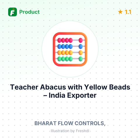 Teacher Abacus with Yellow Beads – summary card, no photo uploaded yet