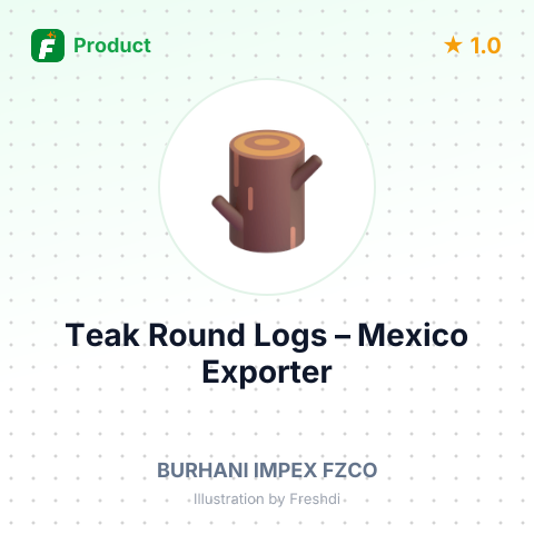 Teak Round Logs – summary card, no photo uploaded yet