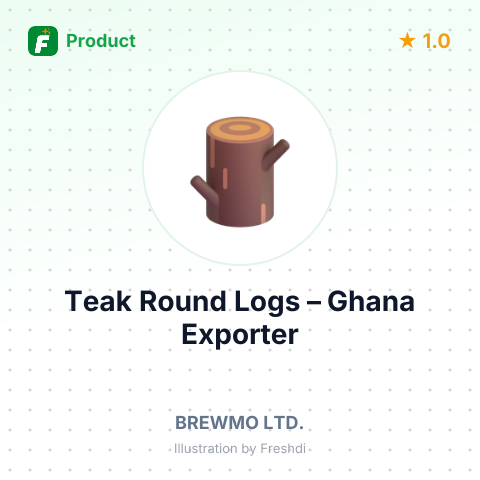 Teak Round Logs – summary card, no photo uploaded yet