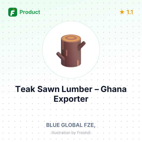 Teak Sawn Lumber – summary card, no photo uploaded yet