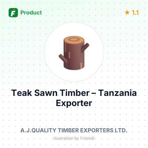Teak Sawn Timber – summary card, no photo uploaded yet