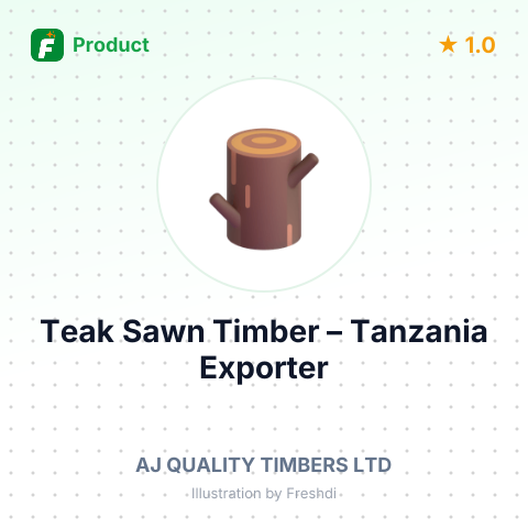 Teak Sawn Timber – summary card, no photo uploaded yet