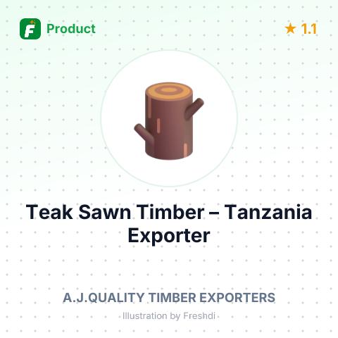 Teak Sawn Timber – summary card, no photo uploaded yet