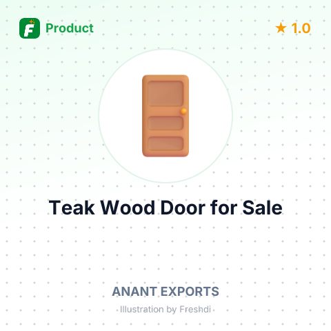 Teak Wood Control Panel Door – summary card, no photo uploaded yet