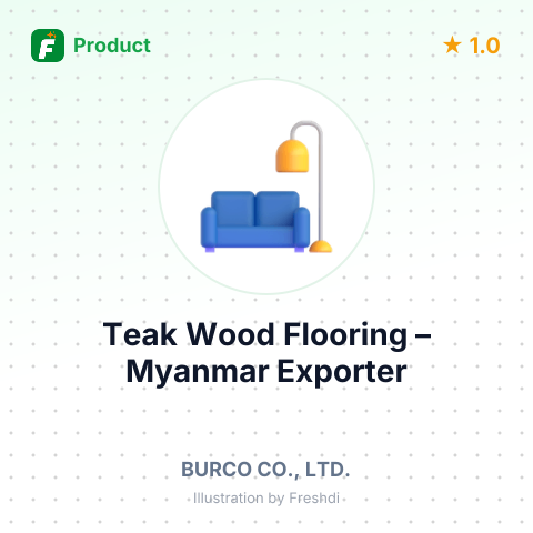 Teak Wood Flooring – summary card, no photo uploaded yet