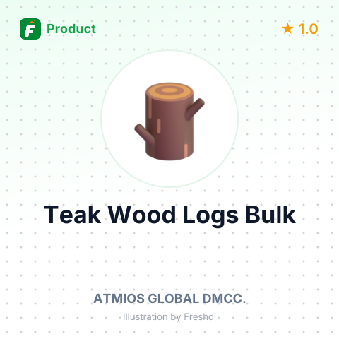 Teak Wood Round Logs – summary card, no photo uploaded yet
