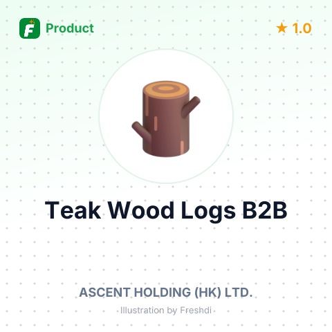 Teak Wood Round Logs – summary card, no photo uploaded yet