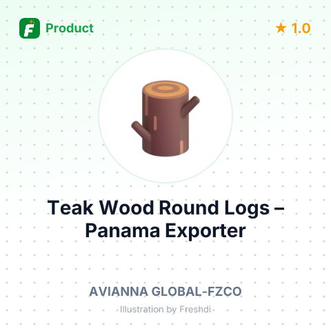Teak Wood Round Logs – summary card, no photo uploaded yet