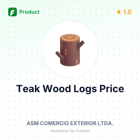 Teak Wood Round Logs – summary card, no photo uploaded yet