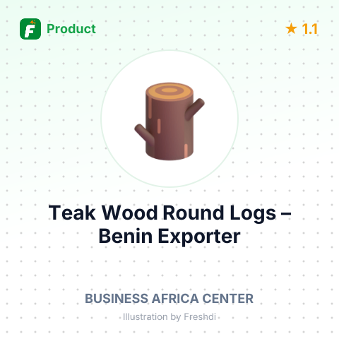 Teak Wood Round Logs – summary card, no photo uploaded yet