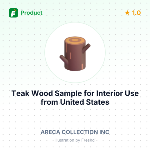 Teak Wood Sample for Interior Use – summary card, no photo uploaded yet