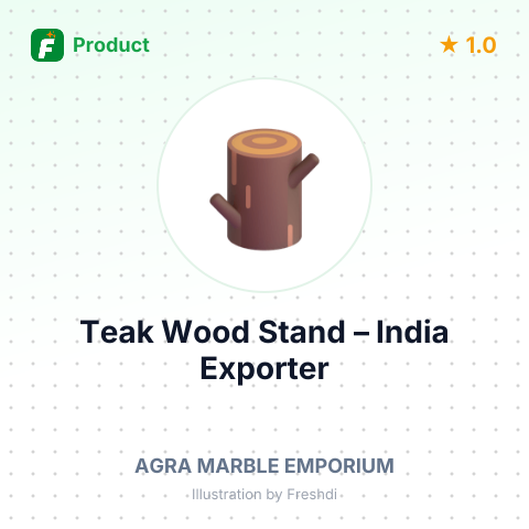 Teak Wood Stand – summary card, no photo uploaded yet
