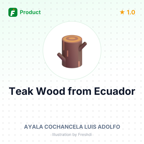 Teak Wood – summary card, no photo uploaded yet