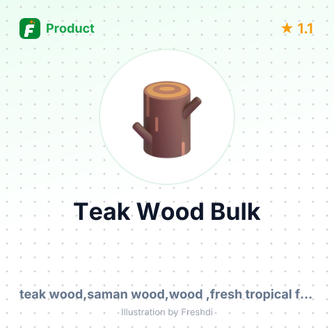 Teak Wood – summary card, no photo uploaded yet