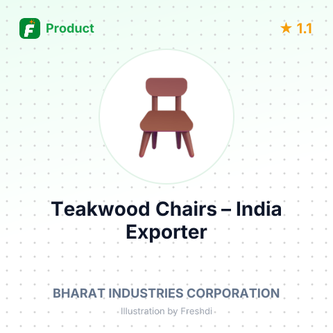 Teakwood Chairs – summary card, no photo uploaded yet